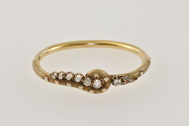 Diamantový náramok - pevný kruh