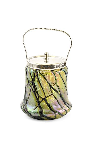 Sklenená dóza s vekom