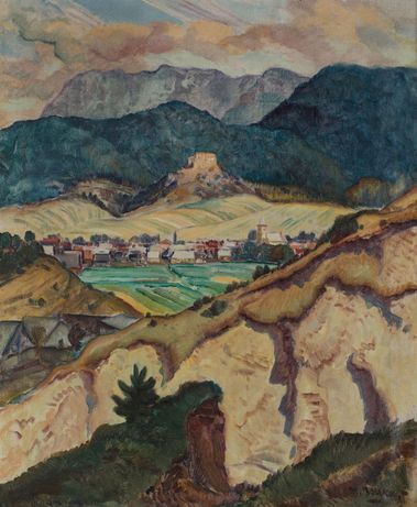 Pohľad na hrad Likava