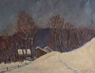 Zima v štiavnických horách