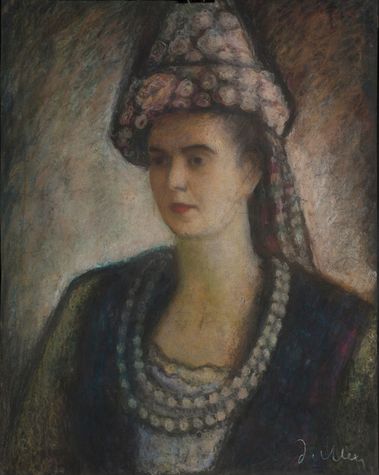 Dáma s perlovým náhrdelníkom