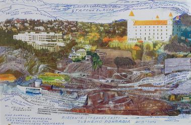 Riešenie strednej časti južného Podhradia Bratislavy