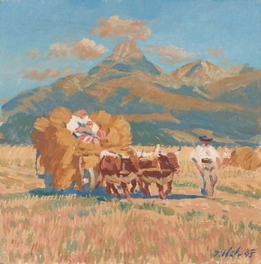 Zváženie obilia (S úrodou)