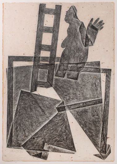 Kompozícia s rebríkom