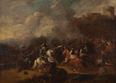 Výjav zo Sedemročnej vojny I.-II