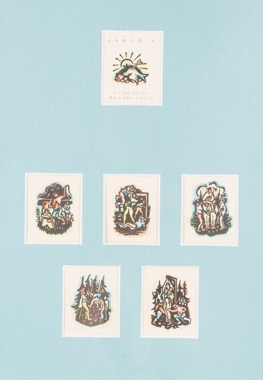 Jánošík (6 ručne kolorovaných linorytov)