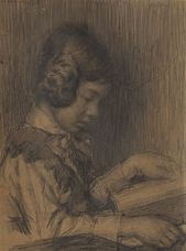 Čítajúce dievčatko