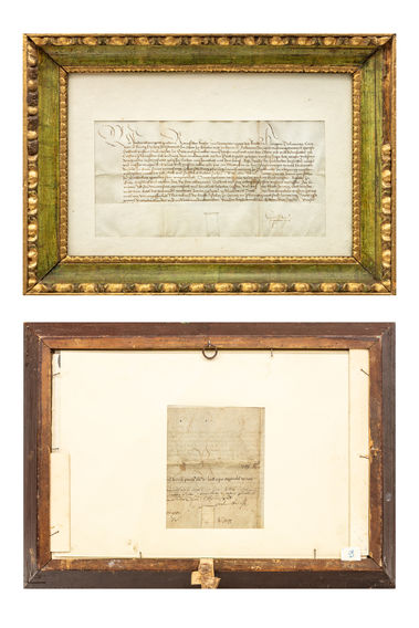 Stredoveká listina na pergamene (týka sa mesta Linz)