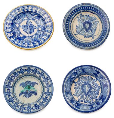 Štyri modranské taniere (ľudová práca)