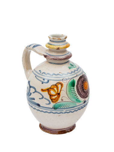 Fľaša s úzkym hrdlom (ľudová práca)