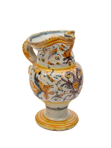 Keramická vázička v štýle talianskej majoliky