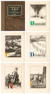 Vojnová abeceda – album 31 litografií podľa kresieb Lea Kobera