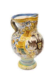 Keramická váza v štýle talianskej majoliky