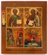 Ruská ikona s evanjelistami