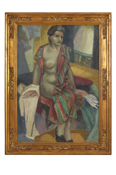 Dáma v hodvábnom župane