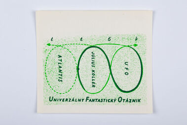 Textkarta univerzálny fantastický otáznik