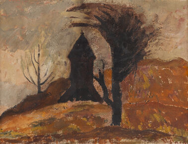 JESENNÁ KRAJINA S KOSTOLOM