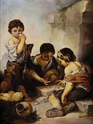 Hráči kociek (podľa A. Murilla)