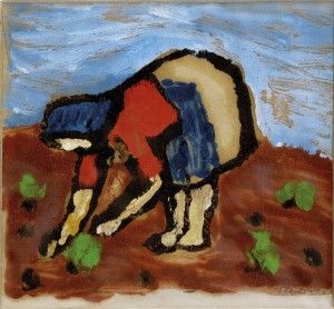 Pri vyberaní zemiakov