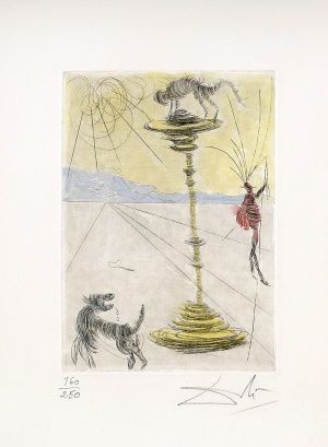 Z cyklu ilustrácií k Shakespearovmu „Skroteniu zlej ženy“ I.