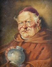 Portrét mnícha s džbánom