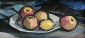 Zátišie s jabĺčkami