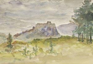 Krajina so zrúcaninou