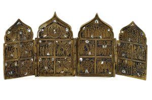 Cestovný oltárik štvordielny