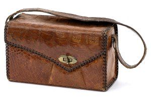 Dámska kabelka z krokodílej kože