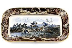 Keramický ozdobný tanier