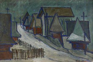 Dedina v zime