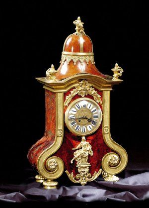 Krbové hodiny v štýle boulle