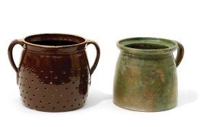 Mliečnik so zelenou glazúrou