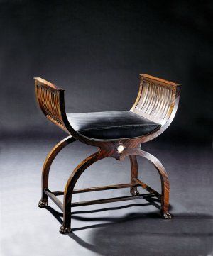 Taburetka art déco