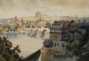 Pohľad na Hradčany