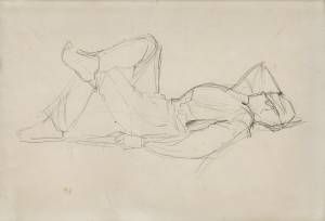 Štúdia ležiaceho vojaka