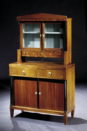 Biedermeier nadstavcový príborník