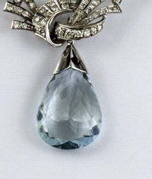 Akvamarínový prívesok