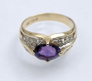 Dámsky zlatý prsteň