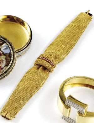 Dámsky zlatý náramok