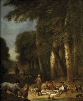 Poľovnícka spoločnosť pri odpočinku