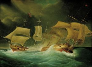 Plachetnice v búrke