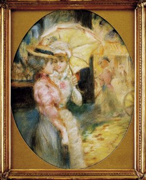 Nedeľné popoludnie – dámy so slnečníkom