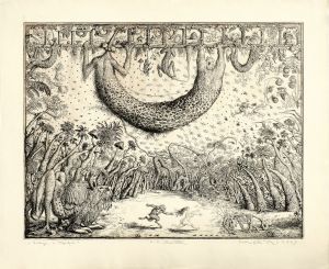 Satyr a nymfa