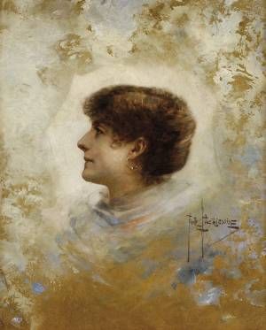 Podobizeň Sarah Bernhardt (profil)