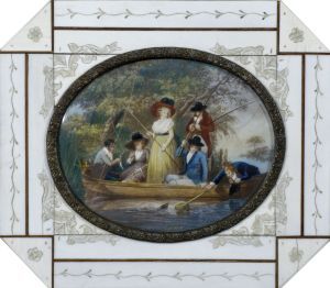 Miniatúra – romantická spoločnosť na rybačke