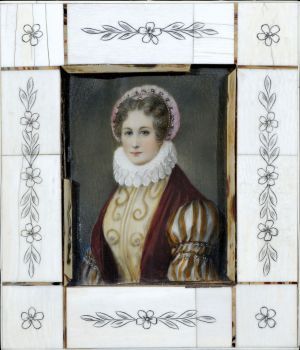 Miniatúra - portrét Anny Robset
