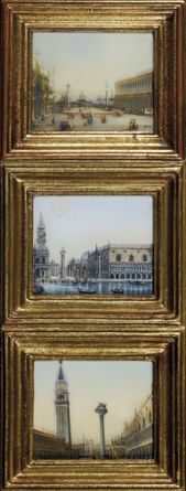 Tri miniatúry - pohľady na Benátky