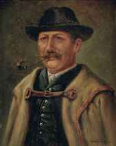 Portrét muža s fajkou