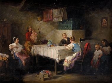 Rodina pri večeri